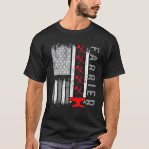 Farrier Horseshoe Hoof Trimming Equine Shoeing _30 T-Shirt