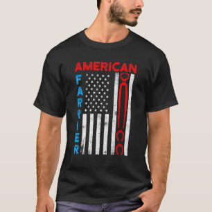 Farrier Horseshoe Hoof Trimming Equine Shoeing _31 T-Shirt