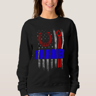 Farrier Horseshoe Hoof Trimming Equine Shoeing 37 Sweatshirt
