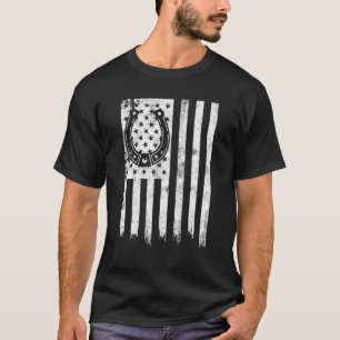 Farrier Horseshoe Hoof Trimming Equine Shoeing _37 T-Shirt