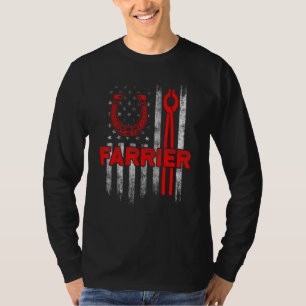 Farrier Horseshoe Hoof Trimming Equine Shoeing 38 T-Shirt