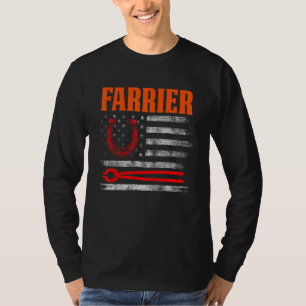 Farrier Horseshoe Hoof Trimming Equine Shoeing 39 T-Shirt