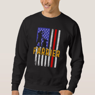 Farrier Horseshoe Hoof Trimming Equine Shoeing  _3 Sweatshirt