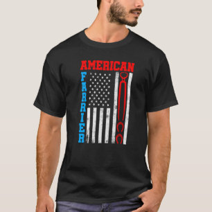Farrier Horseshoe Hoof Trimming Equine Shoeing _4 T-Shirt
