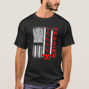Farrier Horseshoe Hoof Trimming Equine Shoeing _4 T-Shirt