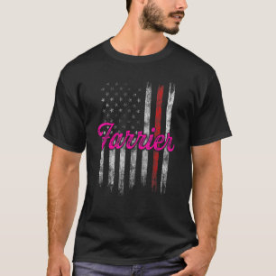 Farrier Horseshoe Hoof Trimming Equine Shoeing 4 T-Shirt