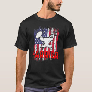 Farrier Horseshoe Hoof Trimming Equine Shoeing _4 T-Shirt