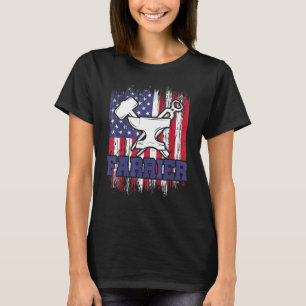 Farrier Horseshoe Hoof Trimming Equine Shoeing _53 T-Shirt