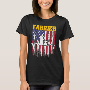 Farrier Horseshoe Hoof Trimming Equine Shoeing 5 T-Shirt