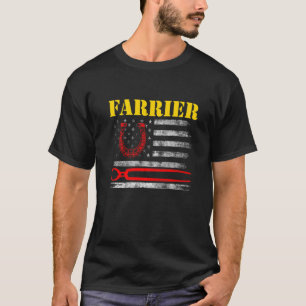 Farrier Horseshoe Hoof Trimming Equine Shoeing _5 T-Shirt