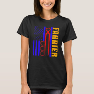 Farrier Horseshoe Hoof Trimming Equine Shoeing 60 T-Shirt