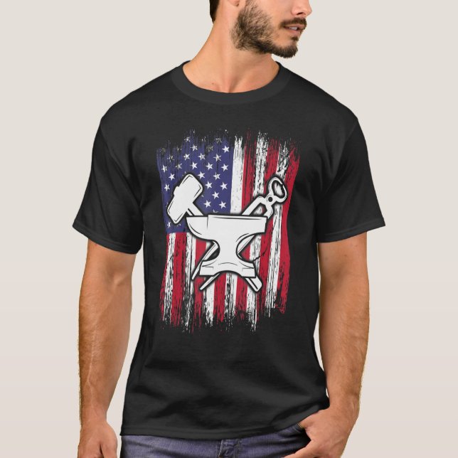 Farrier Horseshoe Hoof Trimming Equine Shoeing 6 T-Shirt (Front)