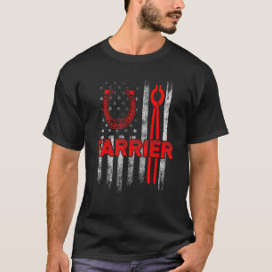 Farrier Horseshoe Hoof Trimming Equine Shoeing _6 T-Shirt