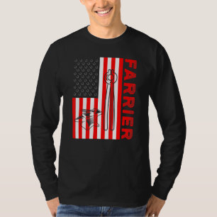 Farrier Horseshoe Hoof Trimming Equine Shoeing 70 T-Shirt