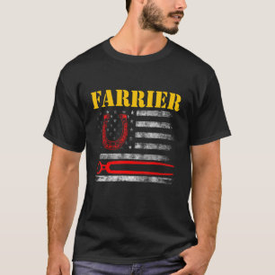Farrier Horseshoe Hoof Trimming Equine Shoeing 7 T-Shirt
