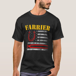 Farrier Horseshoe Hoof Trimming Equine Shoeing 7 T-Shirt