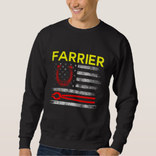 Farrier Horseshoe Hoof Trimming Equine Shoeing 84 Sweatshirt
