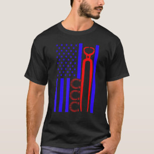 Farrier Horseshoe Hoof Trimming Equine Shoeing 8 T-Shirt