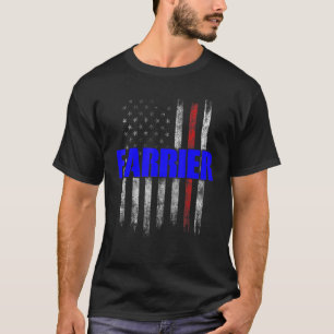Farrier Horseshoe Hoof Trimming Equine Shoeing 90 T-Shirt