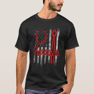 Farrier Horseshoe Hoof Trimming Equine Shoeing 92 T-Shirt