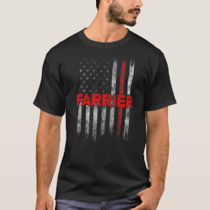 Farrier Horseshoe Hoof Trimming Equine Shoeing T-Shirt
