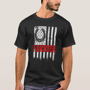 Farrier Horseshoe Hoof Trimming Equine Shoeing T-Shirt