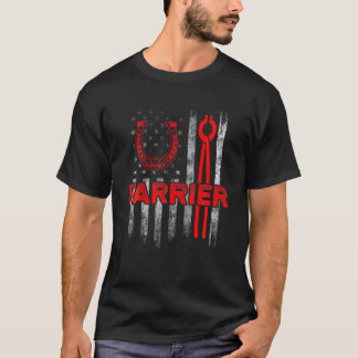 Farrier Horseshoe Hoof Trimming Equine Shoeing T-Shirt