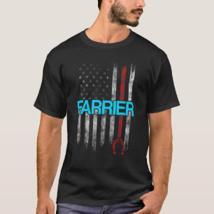 Farrier Horseshoe Hoof Trimming Equine Shoeing T-Shirt