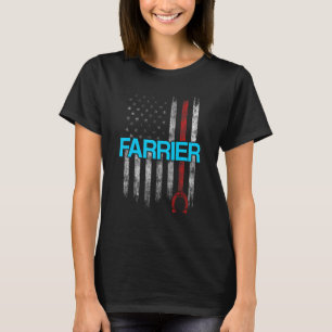 Farrier Horseshoe Hoof Trimming Equine Shoeing T-Shirt