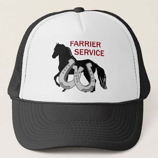 Farrier Service Trucker Hat (Front)