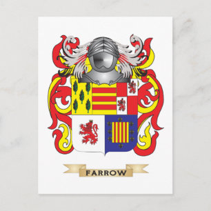 Farrow Coat of Arms Postcard