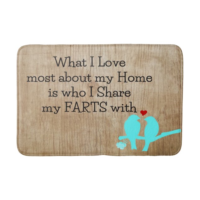 fart bath mat (Front)