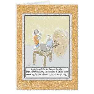 Fart Cartoon Birthday Card For Men