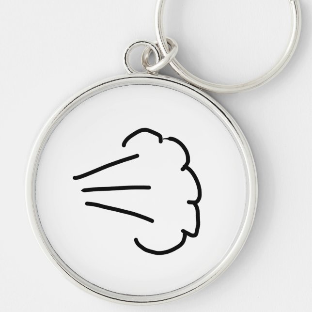 Fart Cloud Key Ring (Front)