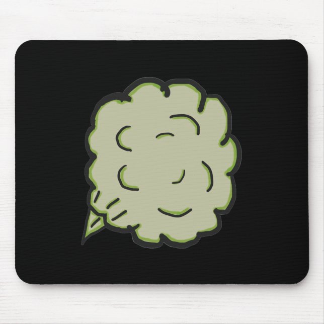 Fart Cloud Mouse Mat (Front)