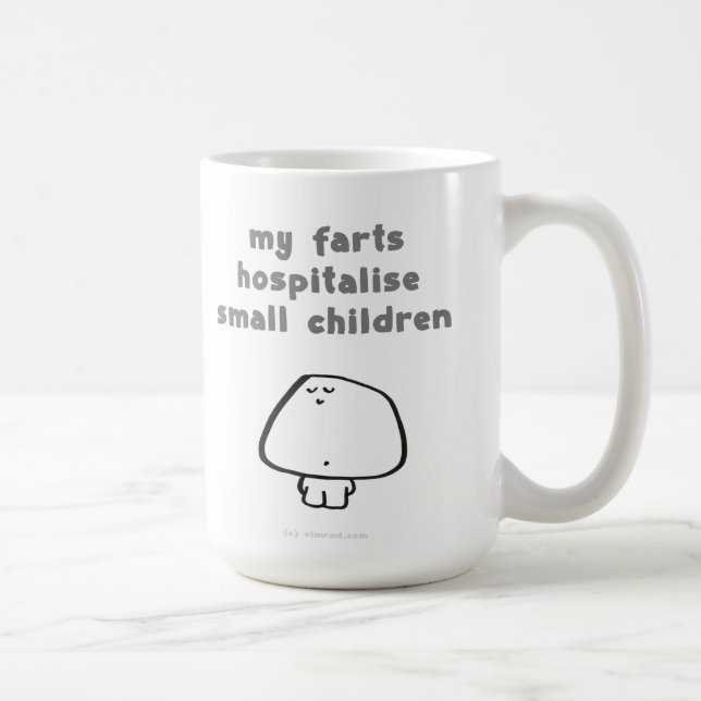 fart coffee mug (Right)