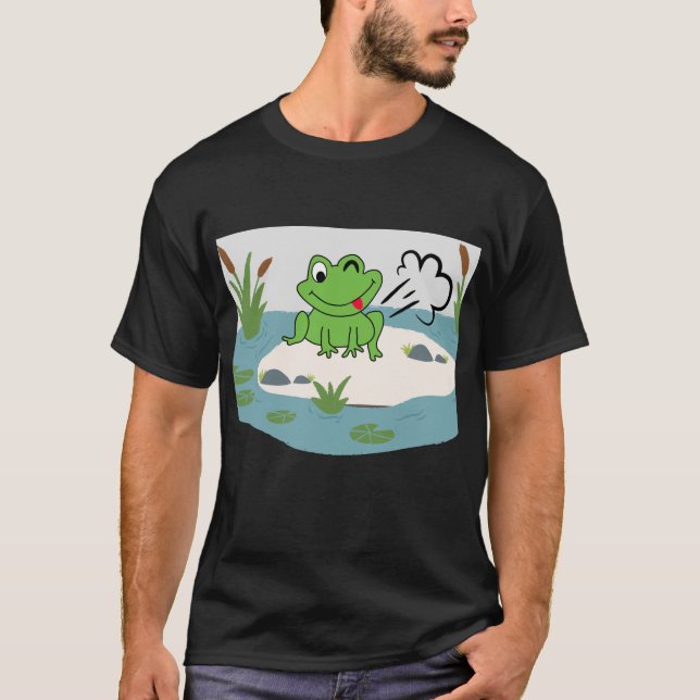 Fart / Frog Monster T shirt (Front)