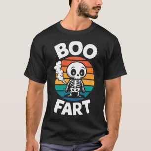 Fart Funny Farting Skeleton For Halloween T-Shirt