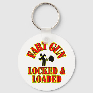 Fart Gun Locked & Loaded Key Ring