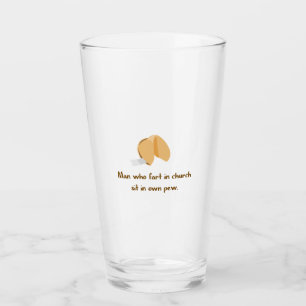 Fart in church glass