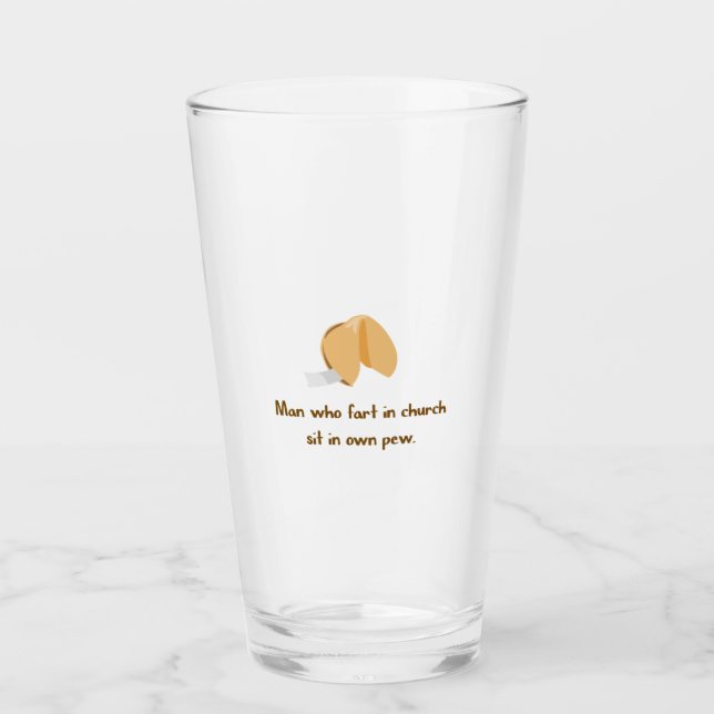 Fart in church glass (Front)