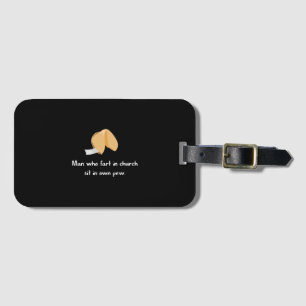 Fart in church luggage tag
