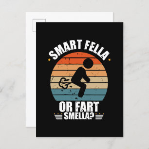 Fart Invitation Postcard