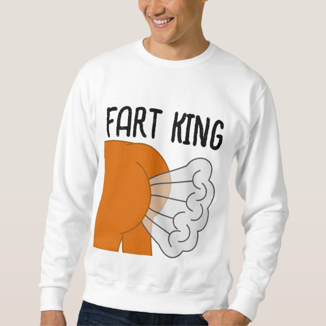 FART KING Funny DAD MENS T-shirts (Front)