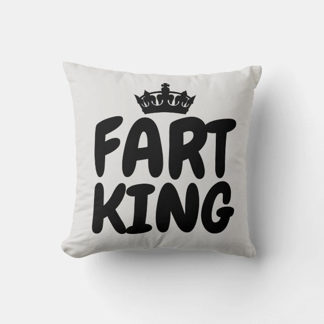 FART KING FUNNY PILLOWS (Front)