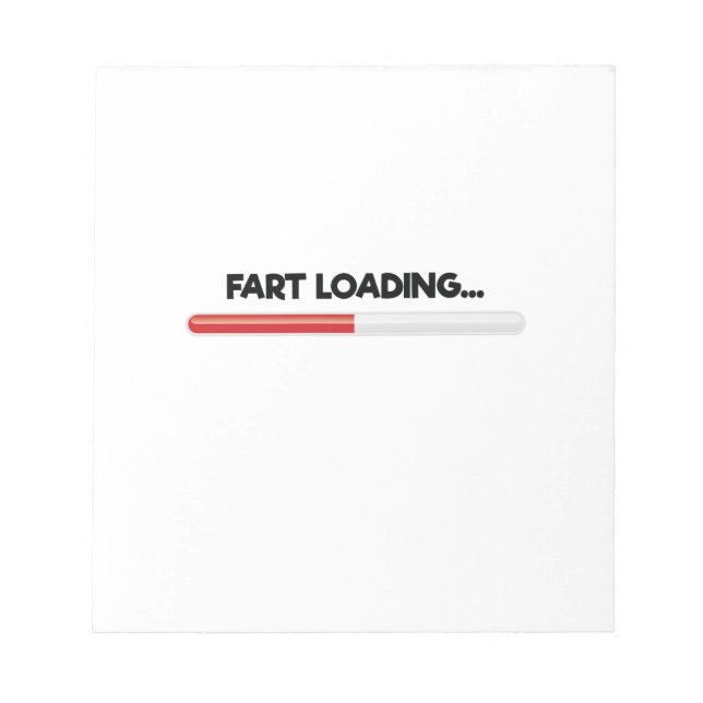 Fart Loading Notepad (Front)