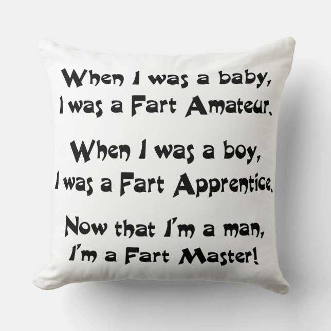 Fart Master Cushion (Front)
