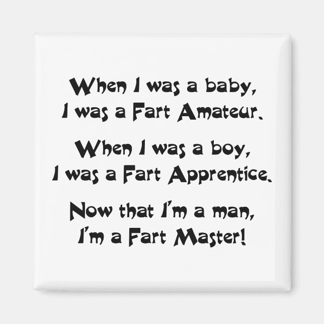 Fart Master Magnet (Front)