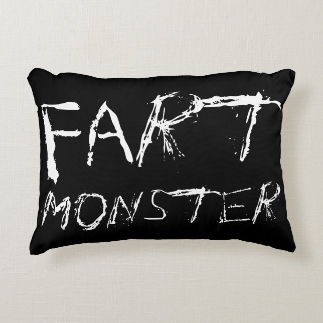 Fart Monster Decorative Cushion (Front)