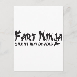 FART NINJA POSTCARD
